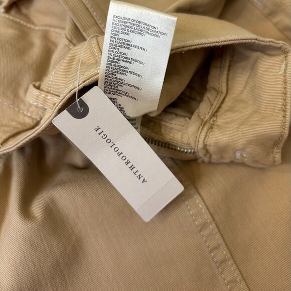 Anthropologie The Delaney Crop High-Rise Wide-Leg Jeans by Maeve Size 30T - Picture 10 of 10